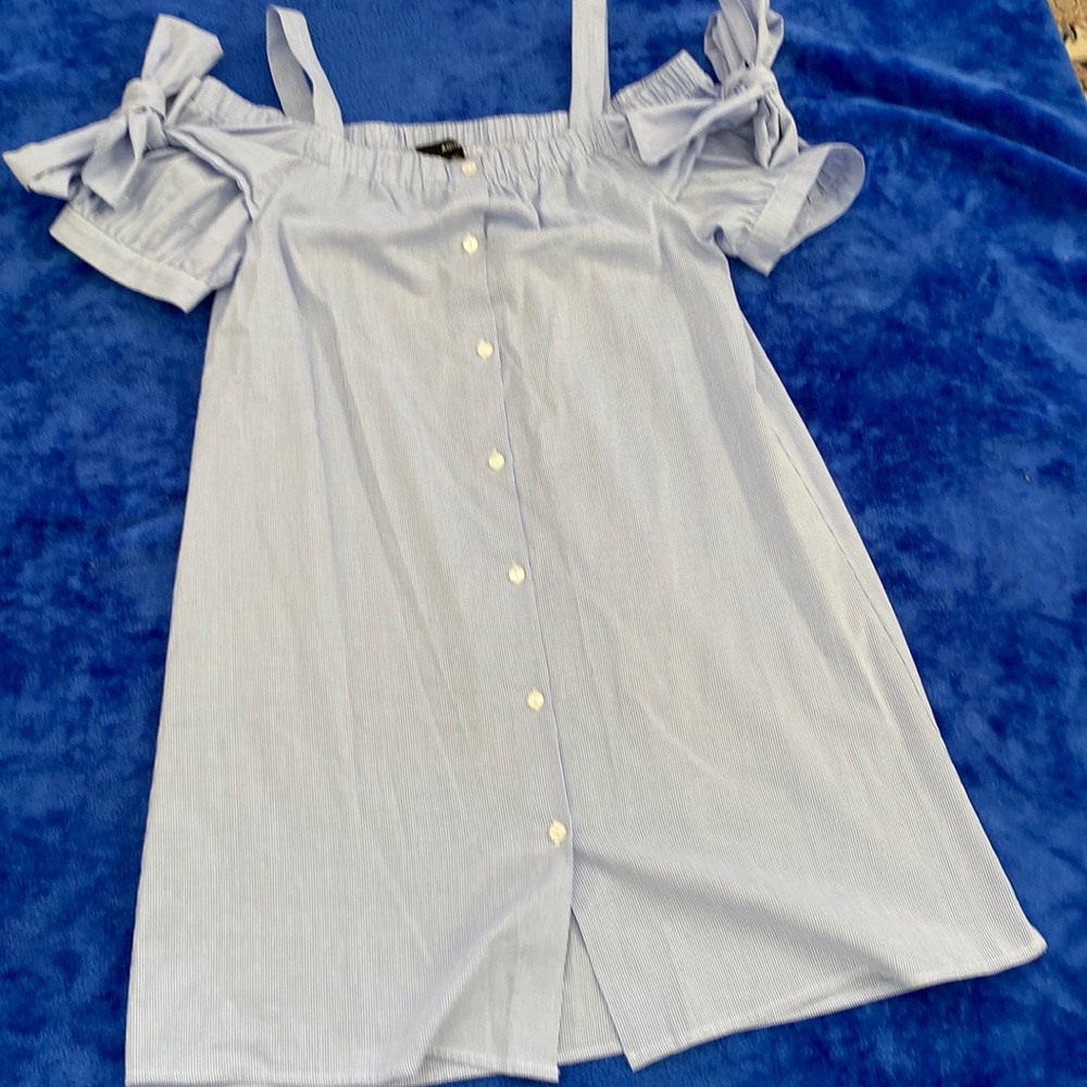 AQUA off shoulder swing dress